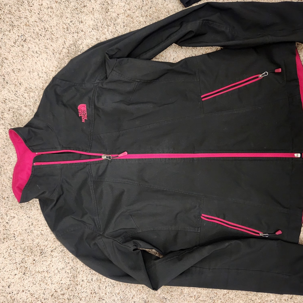 Women's Black and Pink Jacket